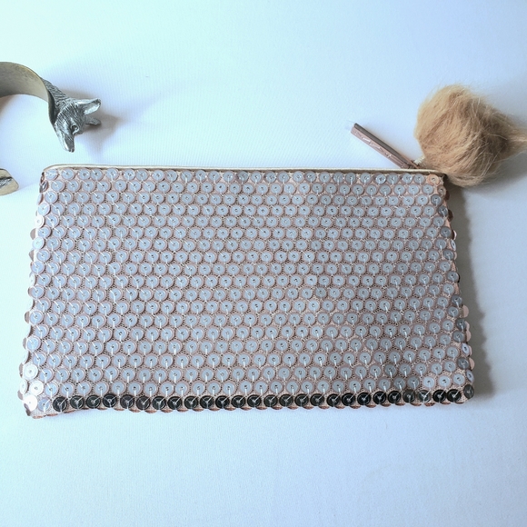 MAC Makeup Bag-copper/silver '17 Holiday snow ball - Picture 2 of 14